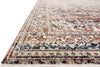 Loloi Theia THE-05 Taupe/Brick Area Rug Closeup Image Feature