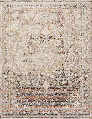 Loloi Theia THE-05 Taupe/Brick Area Rug Main Image