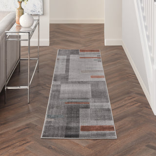 Nourison Thalia THL02 Grey Multicolor Area Rug Main Image