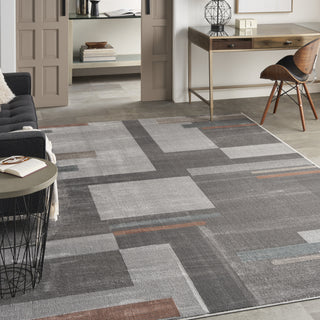 Nourison Thalia THL02 Grey Multicolor Area Rug Main Image