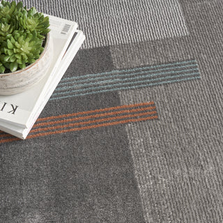 Nourison Thalia THL02 Grey Multicolor Area Rug Main Image