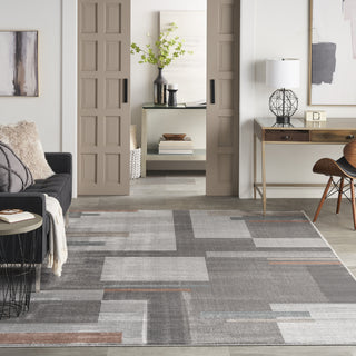 Nourison Thalia THL02 Grey Multicolor Area Rug Main Image