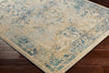 Surya Tharunaya THN-1008 Teal Navy Silver Gray Saffron Khaki Cream Medium Area Rug Corner Image