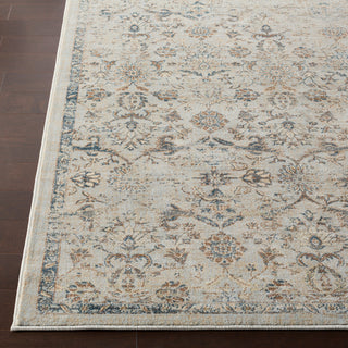 Surya Tharunaya THN-1010 Silver Gray Khaki Camel Medium Navy Mint Area Rug Detail Image