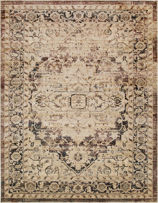 Surya Tharunaya THN-1013 Camel Dark Blue Light Gray Cream Rose Teal Burnt Orange Area Rug Main Image 8 X 10