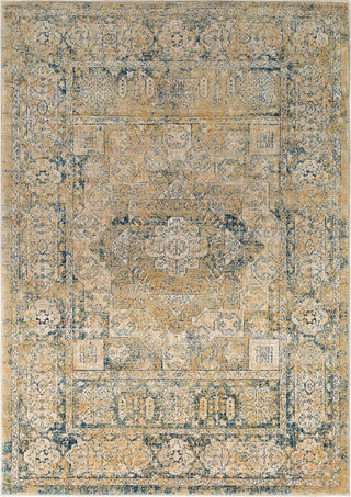 Surya Tharunaya THN-1016 Navy Saffron Khaki Cream Medium Gray Teal Mint Area Rug main image