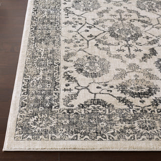 Surya Tharunaya THN-1018 Medium Gray Black Khaki Cream Area Rug Detail Image