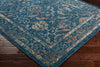 Surya Tharunaya THN-1021 Navy Teal Saffron Cream Burnt Orange Area Rug Corner Image