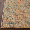 Surya Tharunaya THN-1023 Burnt Orange Saffron Teal Khaki Cream Dark Brown Navy Area Rug Detail Image