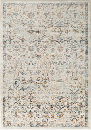 Surya Tharunaya THN-1026 Camel Khaki Cream Eggplant Teal Area Rug main image