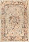 Surya Tharunaya THN-1028 Burnt Orange Dark Brown Khaki Saffron Navy Teal Cream Area Rug main image