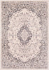 Surya Tharunaya THN-1035 Medium Gray Cream Black Bright Purple Area Rug main image