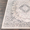 Surya Tharunaya THN-1035 Medium Gray Cream Black Bright Purple Area Rug Detail Image