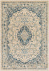 Surya Tharunaya THN-1036 Cream Saffron Medium Gray Silver Teal Navy Area Rug main image
