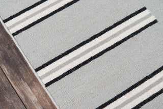 Momeni Thompson THO-5 Grey Area Rug by Erin Gates Close up