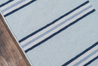 Momeni Thompson THO-5 Lblue Area Rug by Erin Gates Close up