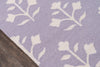 Momeni Thompson THO-6 Lilac Area Rug by Erin Gates Close up