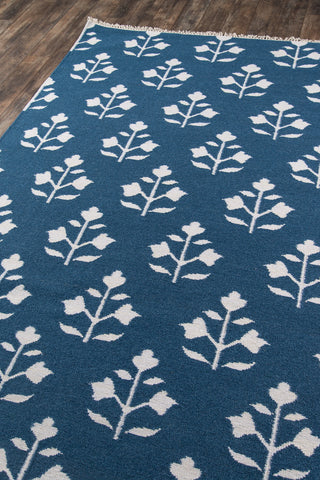 Momeni Thompson THO-6 Navy Area Rug by Erin Gates Corner Image