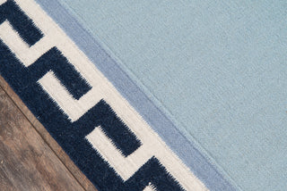 Momeni Thompson THO-8 Blue Area Rug by Erin Gates Close up