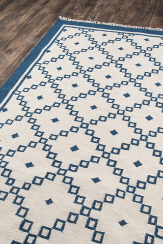 Momeni Thompson THO-9 Navy Area Rug by Erin Gates Corner Image