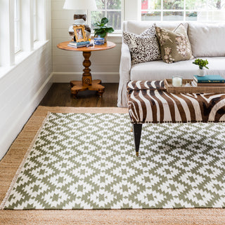 Momeni Thompson THO10 Green Area Rug by Erin Gates Main Image Feature