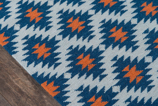 Momeni Thompson THO10 Navy Area Rug by Erin Gates Close up