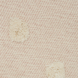 Nourison Throw Dot Woven Blush by Mina Victory 