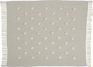 Nourison Throw Dot Woven Grey by Mina Victory main image