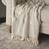 Nourison Throw Dot Woven Grey by Mina Victory 