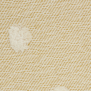 Nourison Throw Dot Woven Mustard by Mina Victory 