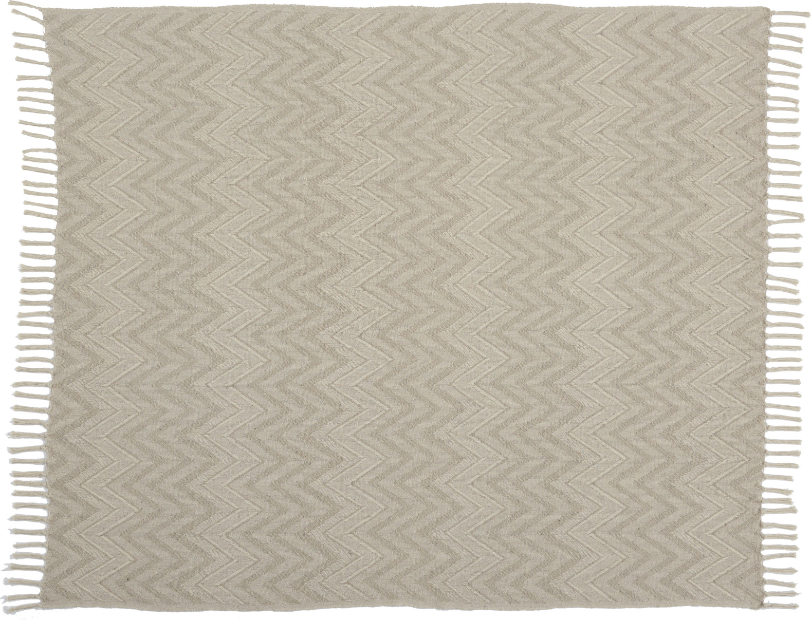 Nourison Throw Knit Chevron Natural main image