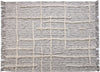 LR Resources Throws 80144 Gray/Natural Throw Detail Image