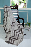 LR Resources Throws 80146 Gray/Natural Throw Backing Image