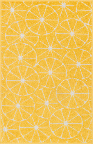 Loloi Tilley HTI01 Yellow / Ivory Area Rug Main