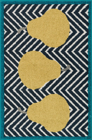 Loloi Tilley HTI02 Navy / Green Area Rug Main