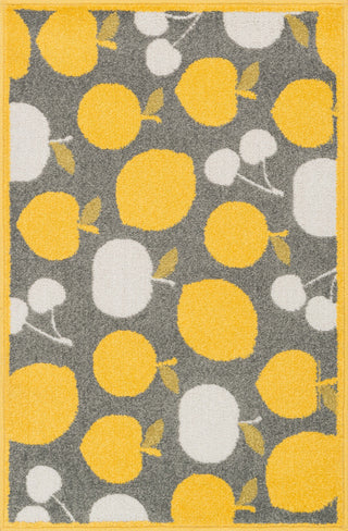 Loloi Tilley HTI08 Grey / Yellow Area Rug Main