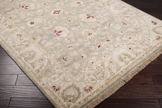 Surya Timeless TIM-7902 Area Rug Corner On Wood
