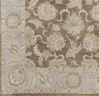 Surya Timeless TIM-7907 Chocolate Hand Knotted Area Rug Sample Swatch