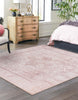 Unique Loom Timeless LEO-RVVL10 Beige Area Rug Square Lifestyle Image
