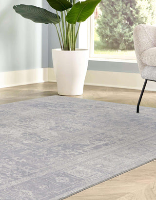 Unique Loom Timeless LEO-RVVL10 Gray Area Rug Rectangle Lifestyle Image