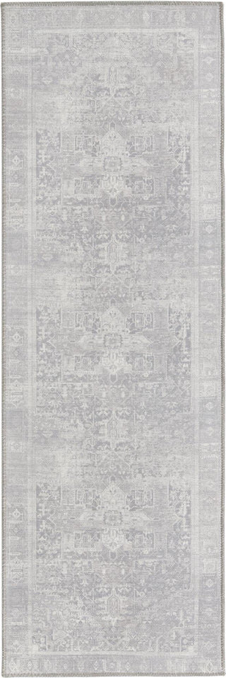 Unique Loom Timeless LEO-RVVL10 Gray Area Rug Runner Lifestyle Image