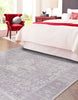Unique Loom Timeless LEO-RVVL10 Gray Area Rug Square Lifestyle Image