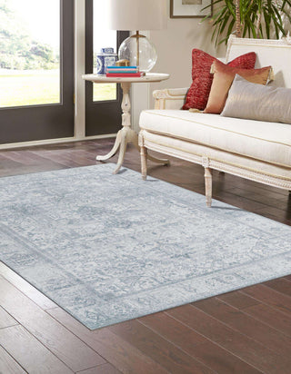 Unique Loom Timeless LEO-RVVL10 Ivory Area Rug Rectangle Lifestyle Image