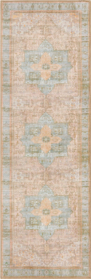 Unique Loom Timeless LEO-RVVL10 Light Brown Area Rug Runner Lifestyle Image