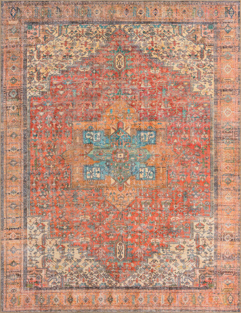 Unique Loom Timeless LEO-RVVL10 Rust Red Area Rug main image