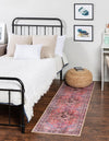 Unique Loom Timeless LEO-RVVL11 Red Area Rug Runner Lifestyle Image