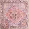 Unique Loom Timeless LEO-RVVL11 Red Area Rug Square Top-down Image