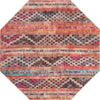 Unique Loom Timeless LEO-RVVL12 Multi Area Rug Octagon Top-down Image