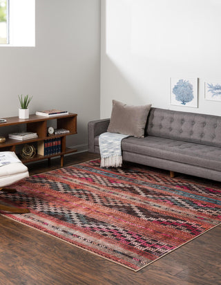 Unique Loom Timeless LEO-RVVL12 Multi Area Rug Square Lifestyle Image