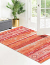 Unique Loom Timeless LEO-RVVL15 Rust Red Area Rug Rectangle Lifestyle Image
